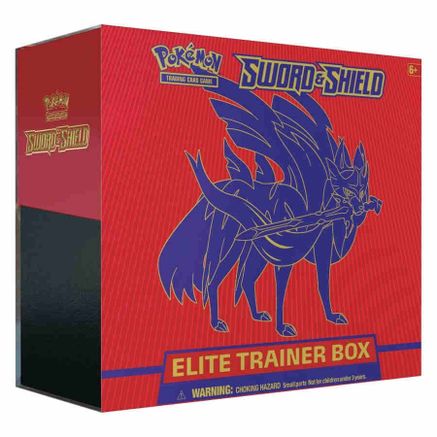 Pokemon TCG: Sword and Shield - Elite Trainer Box (Zacian)