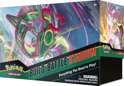 Pokemon TCG: Sword and Shield - Evolving Skies Build and Battle Stadium Box