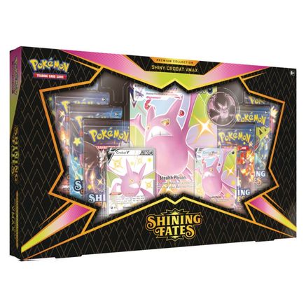 Pokemon TCG: Sword and Shield - Shining Fates Shiny Crobat VMAX Premium Collection Box