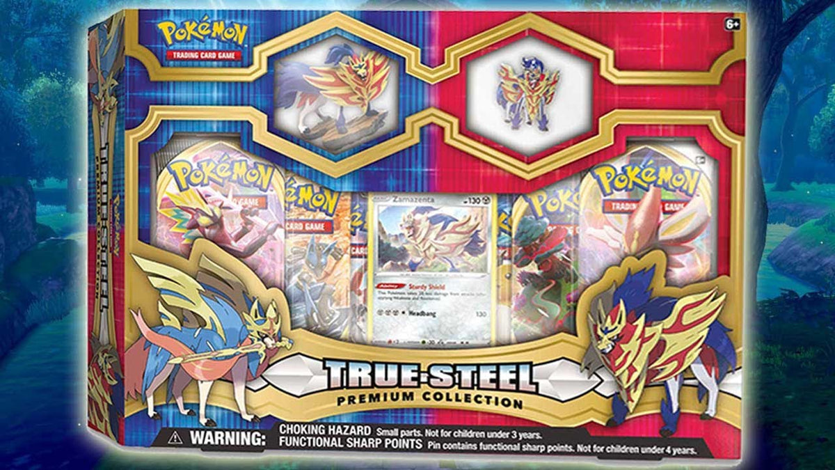 Pokemon TCG: True Steel Zamazenta Premium Collection