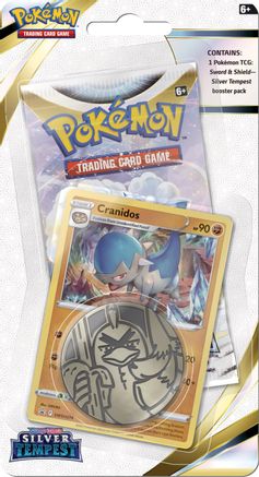 Pokemon TCG: Sword and Shield - Silver Tempest Blister (Cranidos)