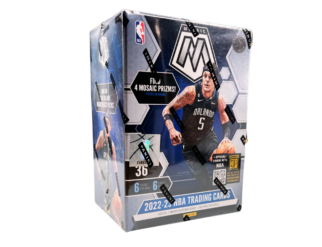 2022/23 Panini Mosaic Basketball 6-Pack Blaster Box (Orange)