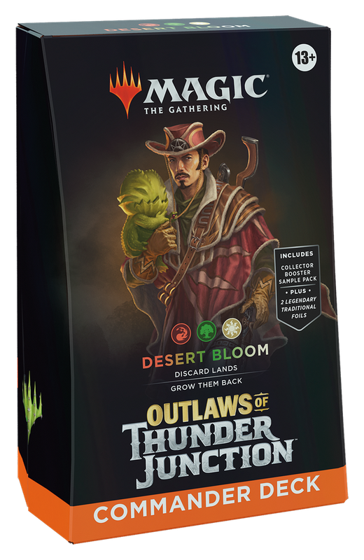 Magic the Gathering: Outlaws of Thunder Junction Commander Deck (Desert Bloom)