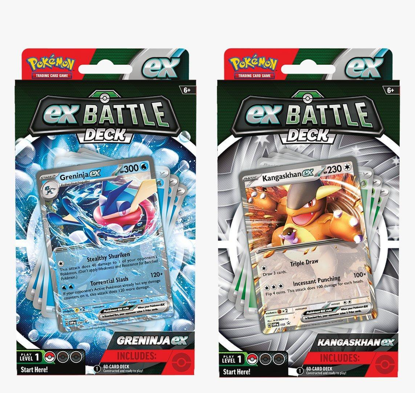 Pokemon Kangaskhan and Greninja ex Battle Deck Bundle