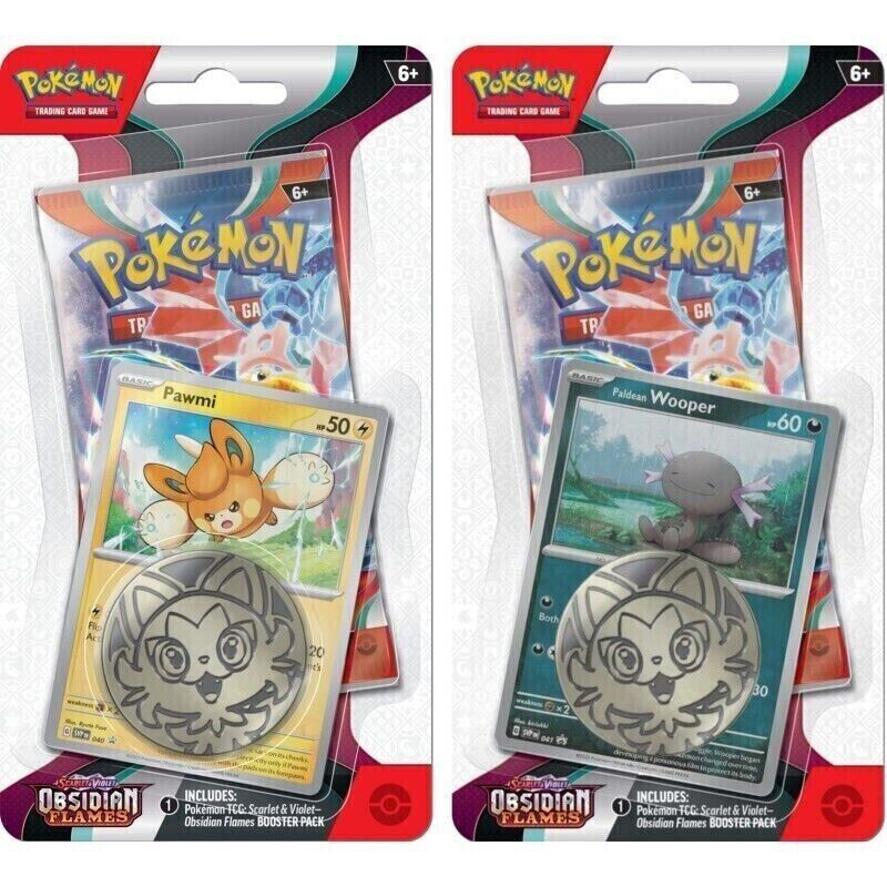 Pokemon: Scarlet and Violet - Obsidian Flames - Checklane Blister Bundle