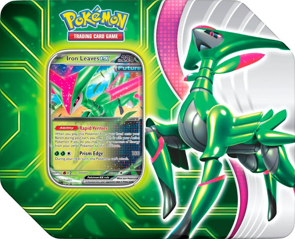 Pokemon Scarlet and Violet: Paradox Clash Tin (Iron Leaves)