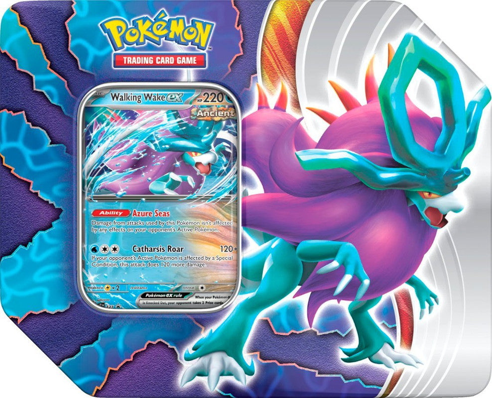 Pokemon Scarlet and Violet: Paradox Clash Tin (Walking Wake)