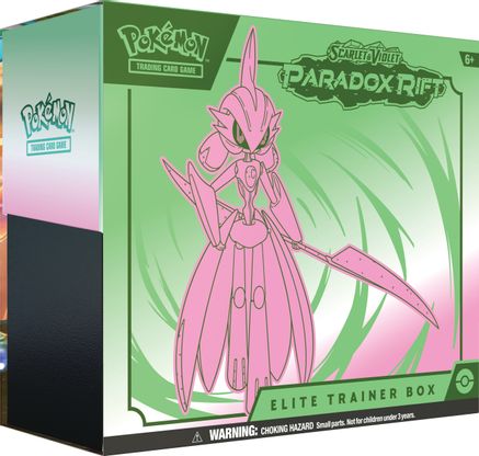 a Pokémon Paradox Rift Elite box