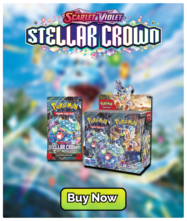 Pokemon trading card game stellar crown box collection pre-order buy now