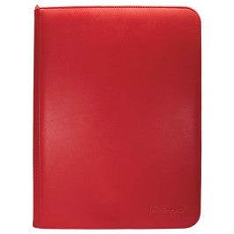 Ultra Pro Zippered PRO Binder 9 Pocket Vivid Red