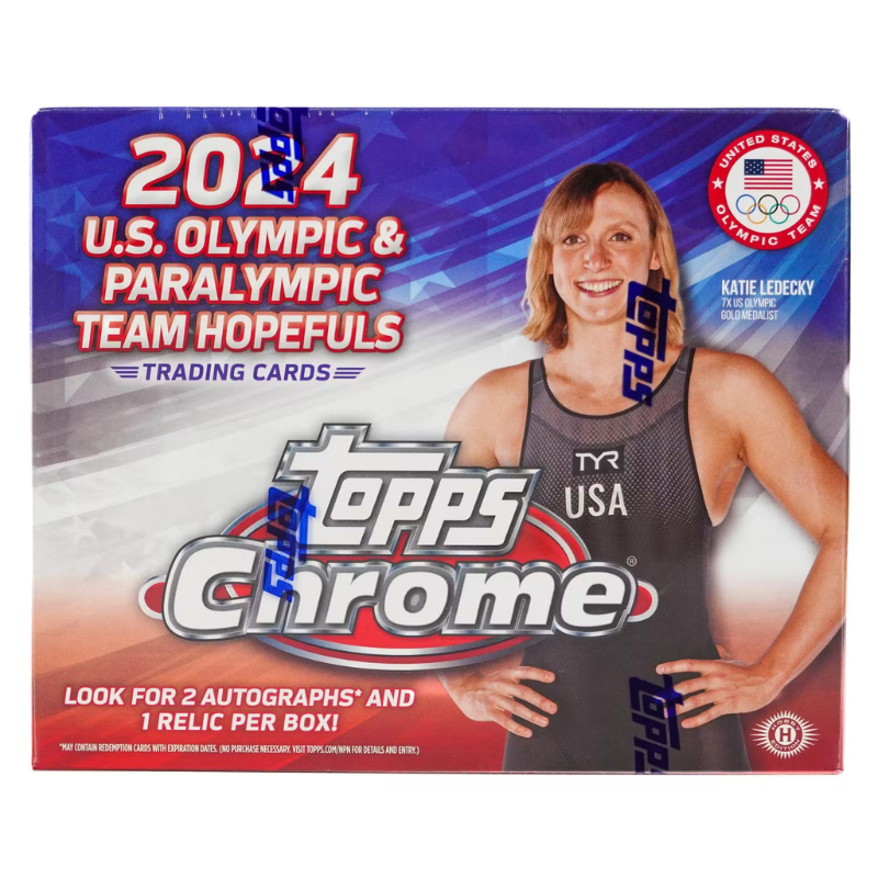 2024 Topps Chrome U.S. Olympic and Paralympic and Hopefuls Hobby Box