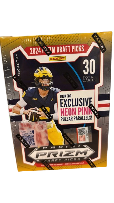 2024 Panini Prizm Draft Picks Football Hobby Blaster Box (Pink Parallels)