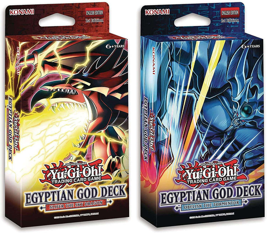 Yu-Gi-Oh: Egyptian God Deck Slifer &amp; Obelisk Pack (Unlimited Edition) (SALE!)