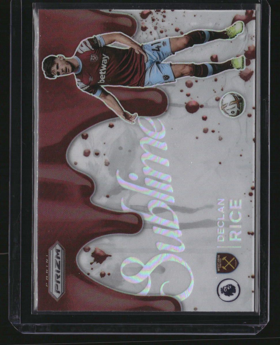 2022-23 Panini Prizm Premier League Declan Rice Sublime