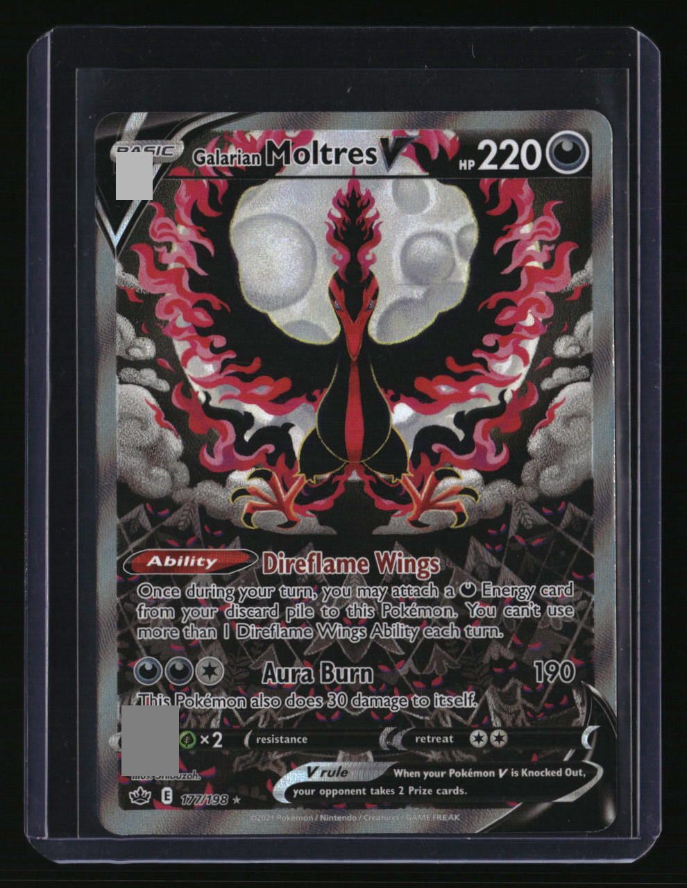 SWSH06: Chilling Reign Galarian Moltres V (Alternate Full Art) 10000379