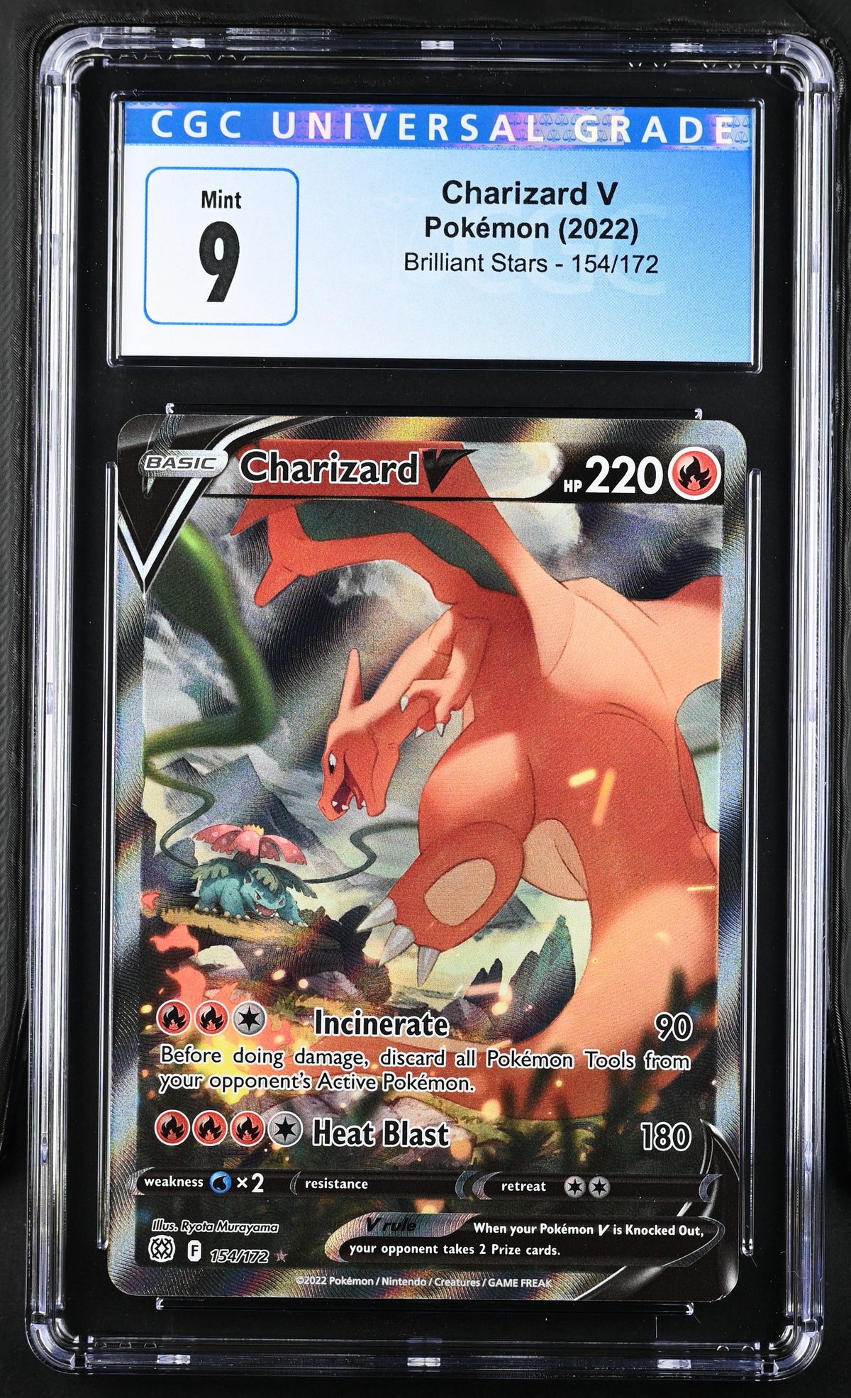 2022 Brilliant Stars Charizard V CGC 9