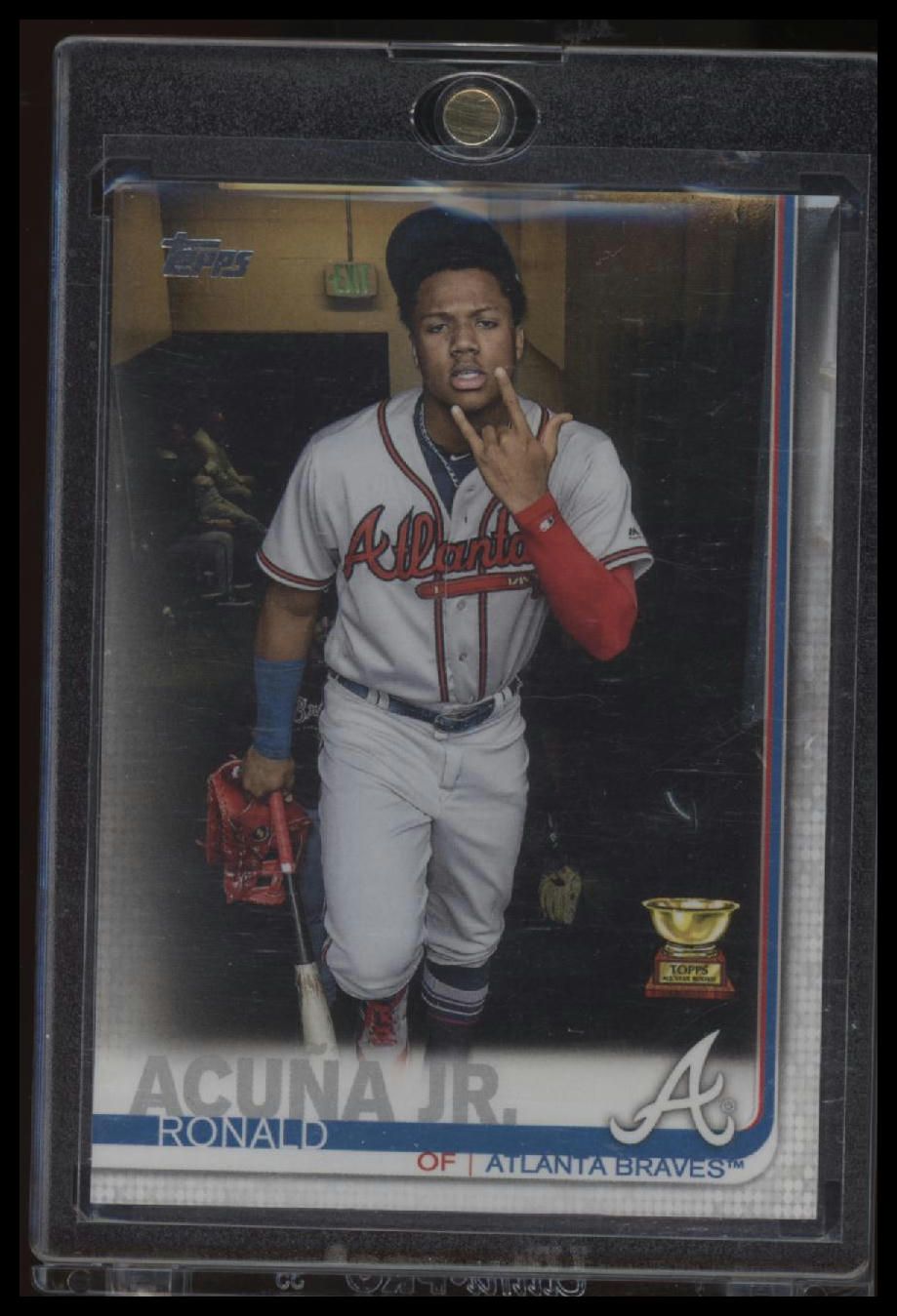 2019 Topps Ronald Acuña Jr. In dugout