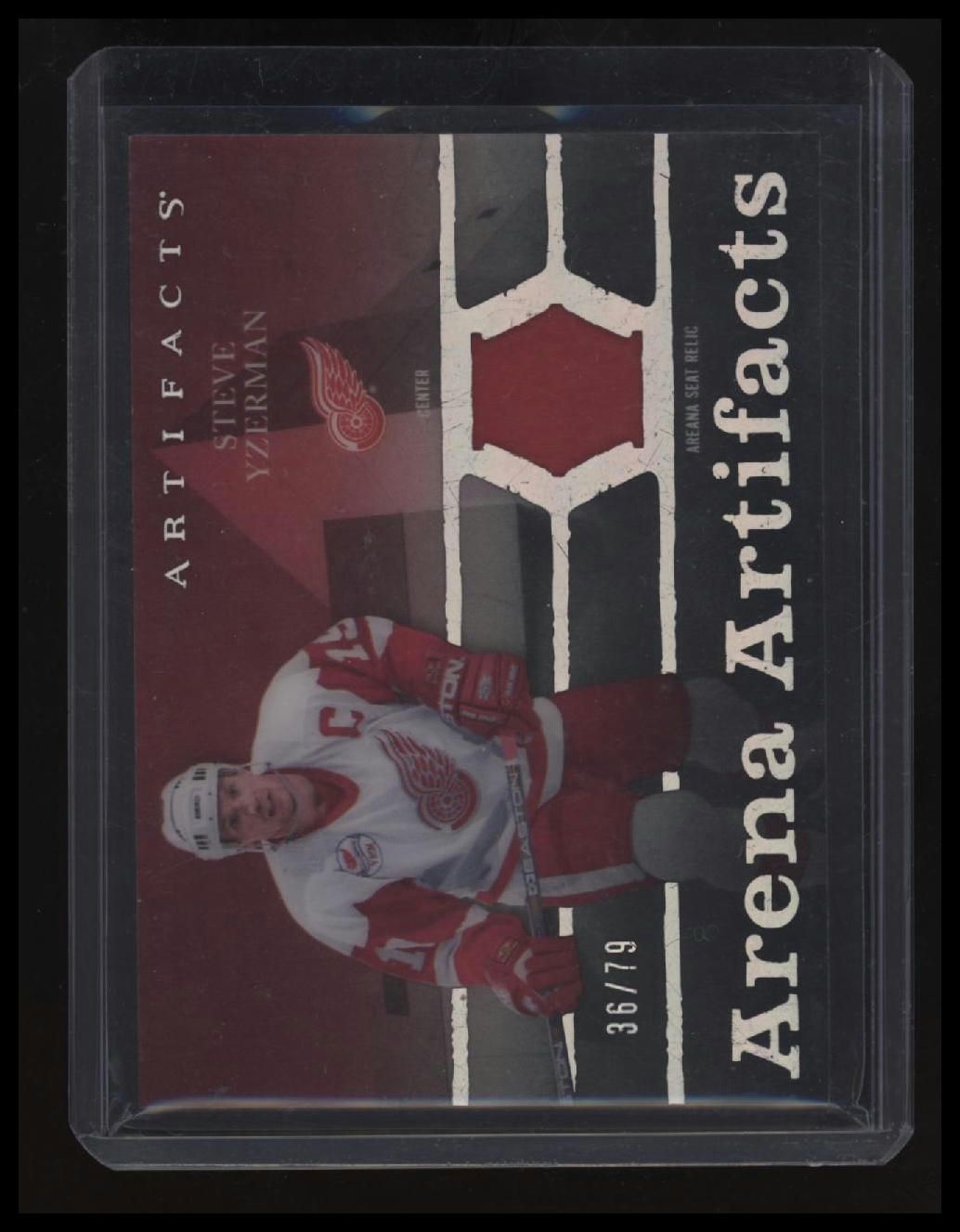 2021-22 Upper Deck Artifacts Steve Yzerman Arena Artifacts #/79