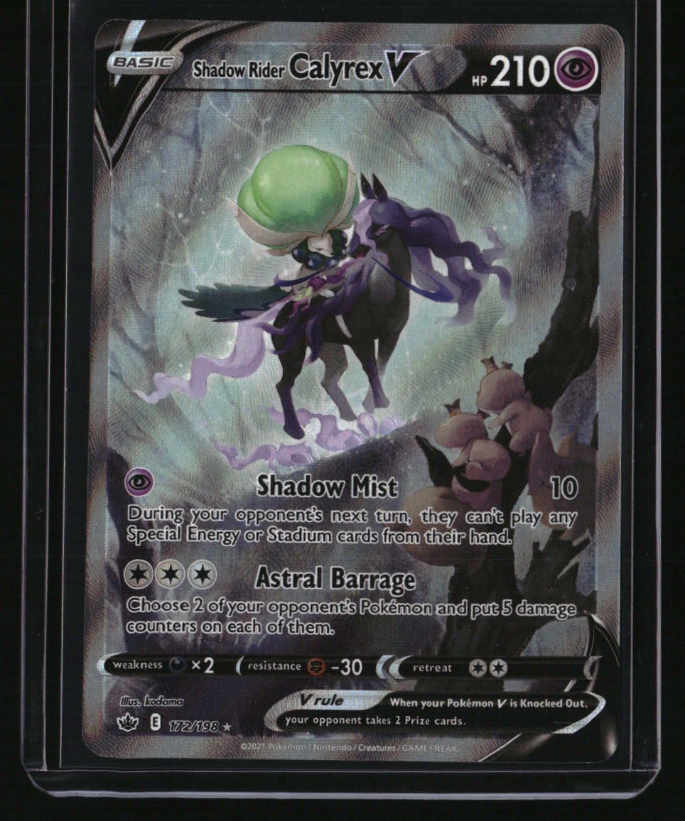 SWSH06: Chilling Reign Shadow Rider Calyrex V (Alternate Full Art)