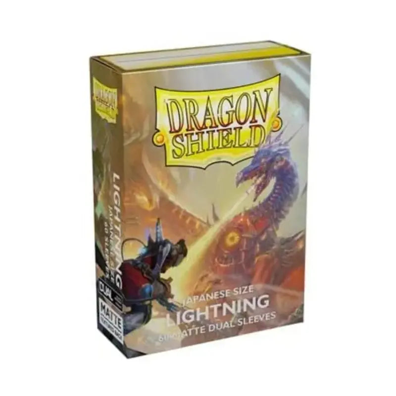 Dragon Shield Japanese Matte Sleeves -  Dual Lightning