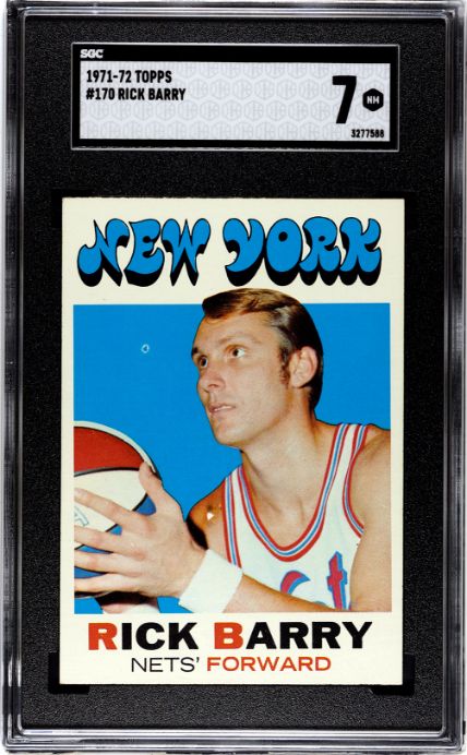 1971-72 Topps #170 Rick Barry SGC 7