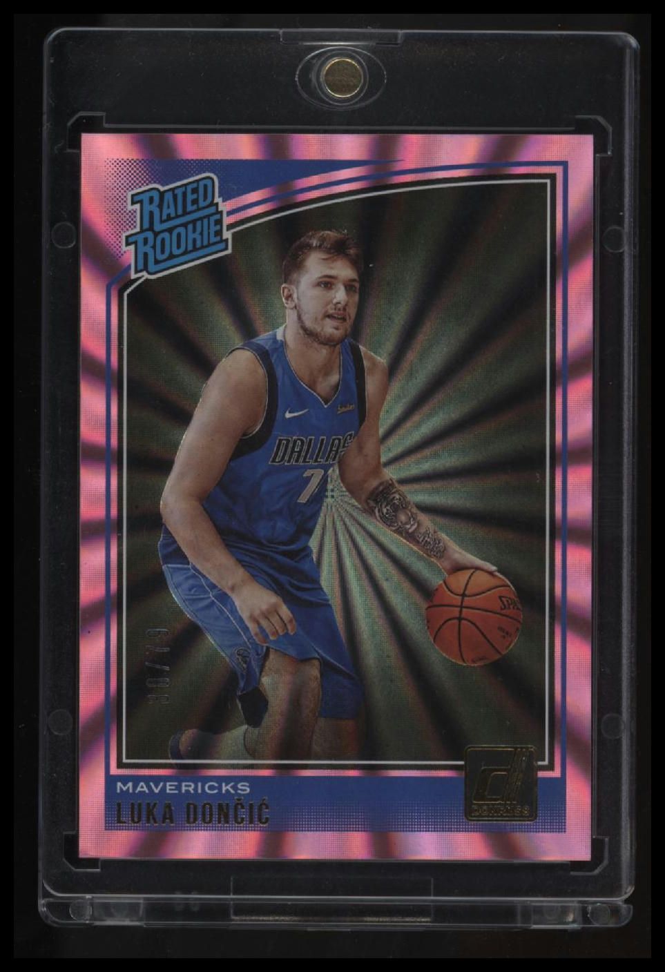 2018-19 Donruss Luka Doncic Holo Pink Laser #/79