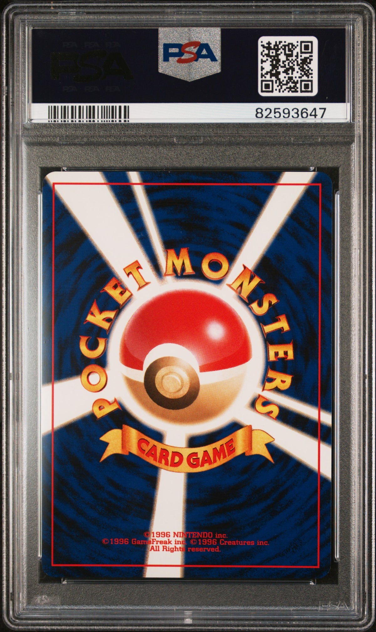 2001 Pokemon Japanese Neo 4 Dark Scizor-Holo PSA 9