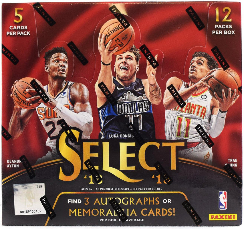 2018/19 Panini Select Basketball Hobby Box