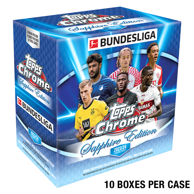 2023/24 Topps Bundesliga Chrome Sapphire Edition Box