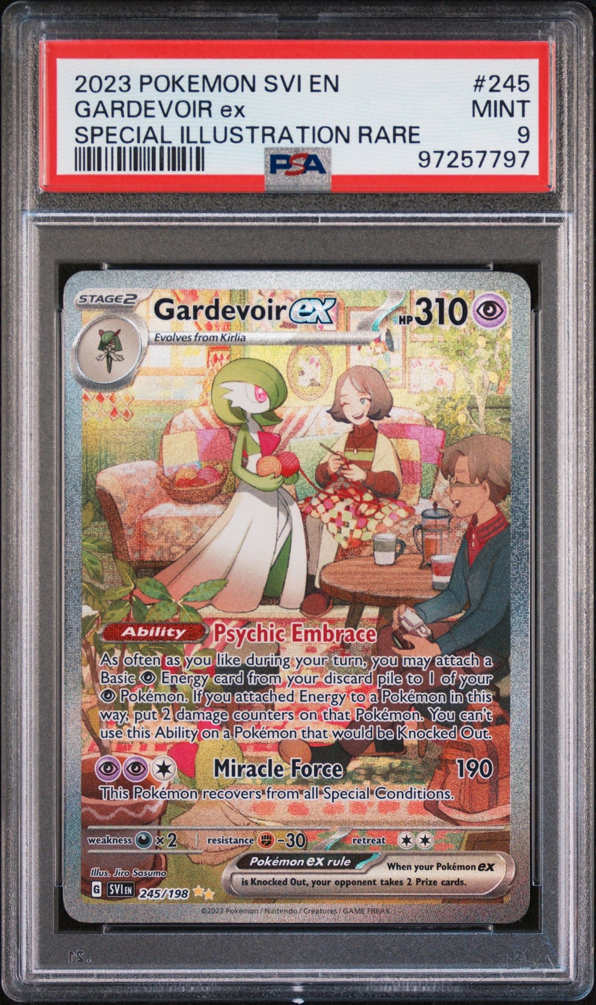 2023 Pokemon Scarlet &amp; Violet Gardevoir Ex SIR PSA 9 97257797