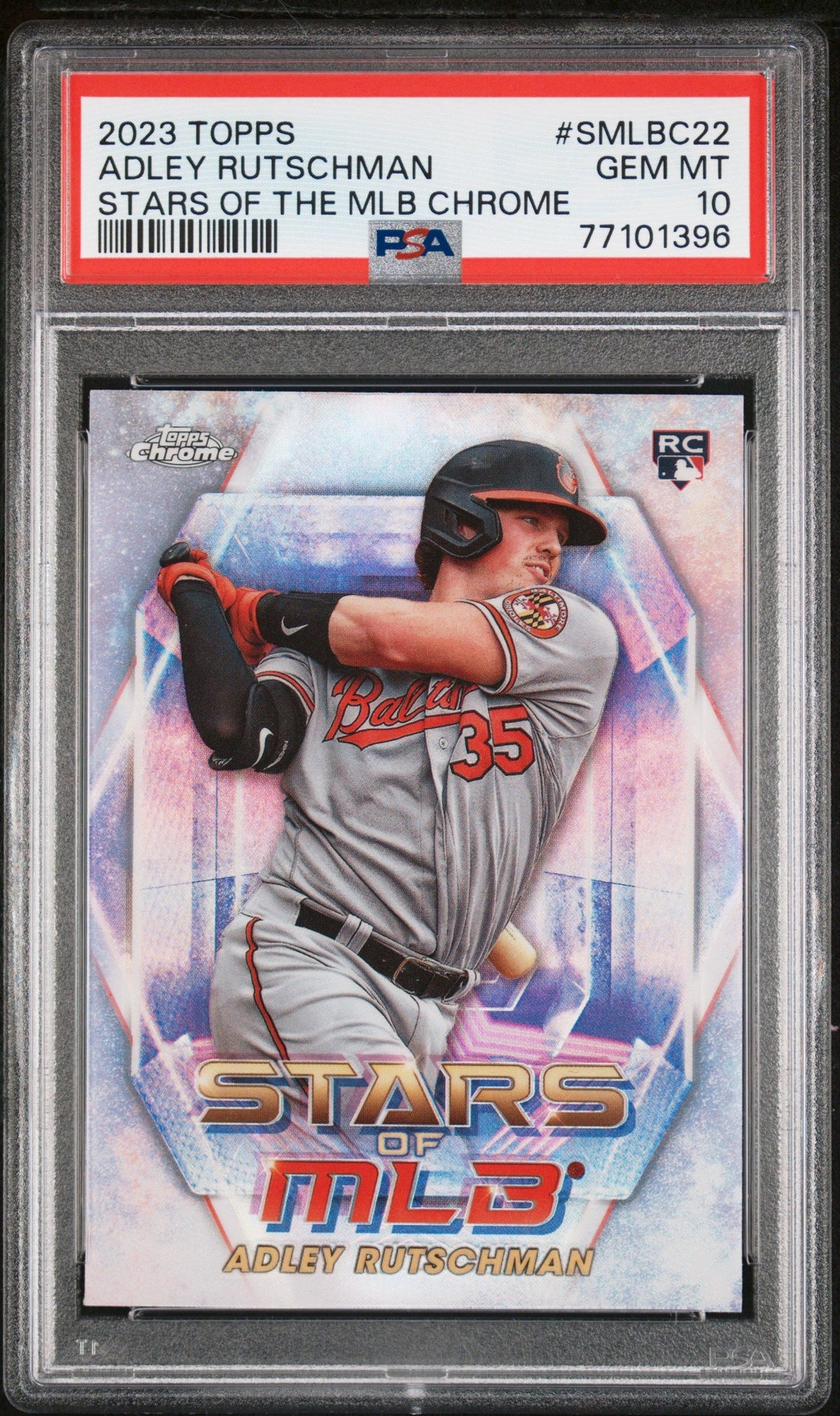 2023 Topps Stars Of The Mlb Chrome Adley Rutschman PSA 10