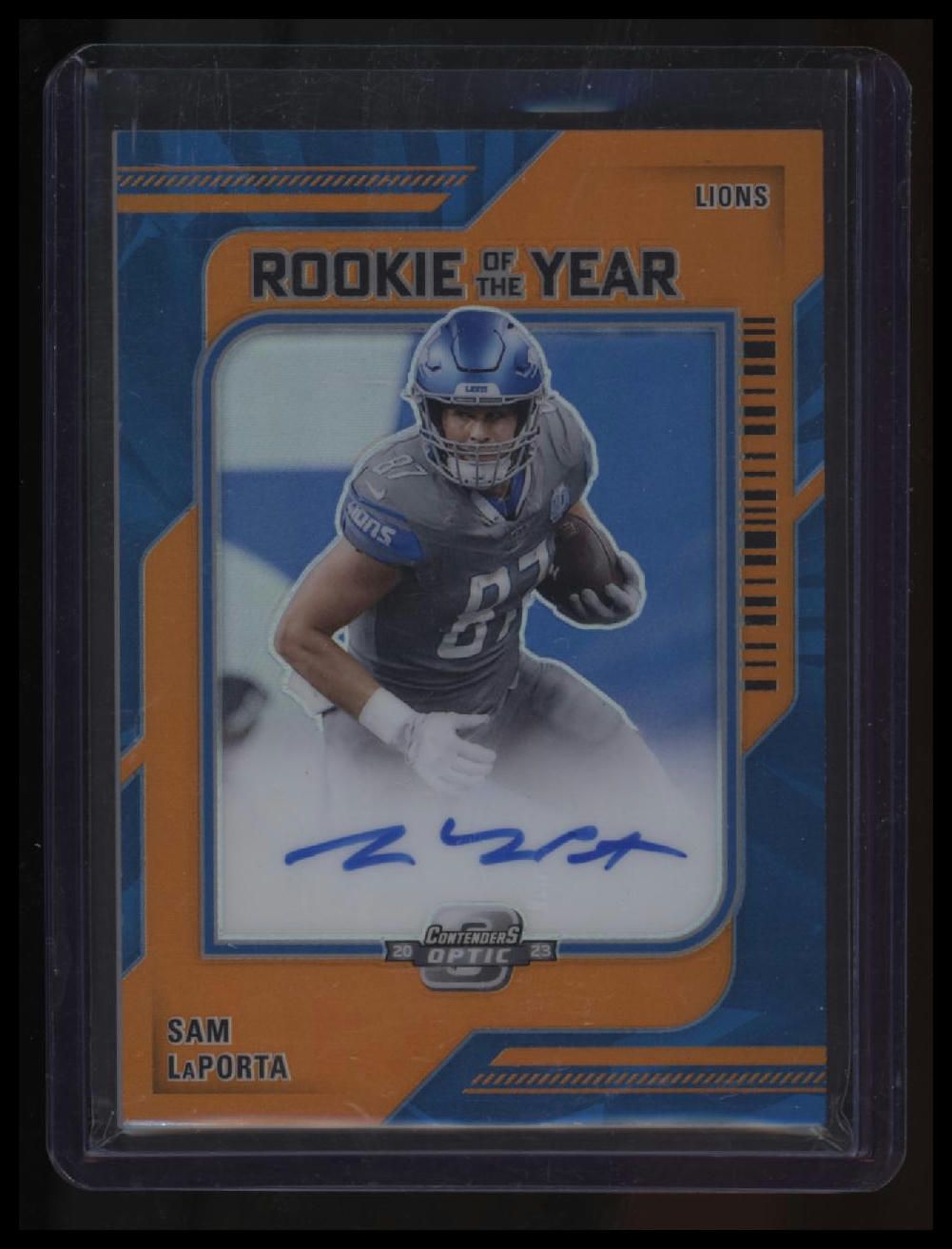 2023 Panini Contenders Optic Sam LaPorta Rookie of the Year Contenders #/50