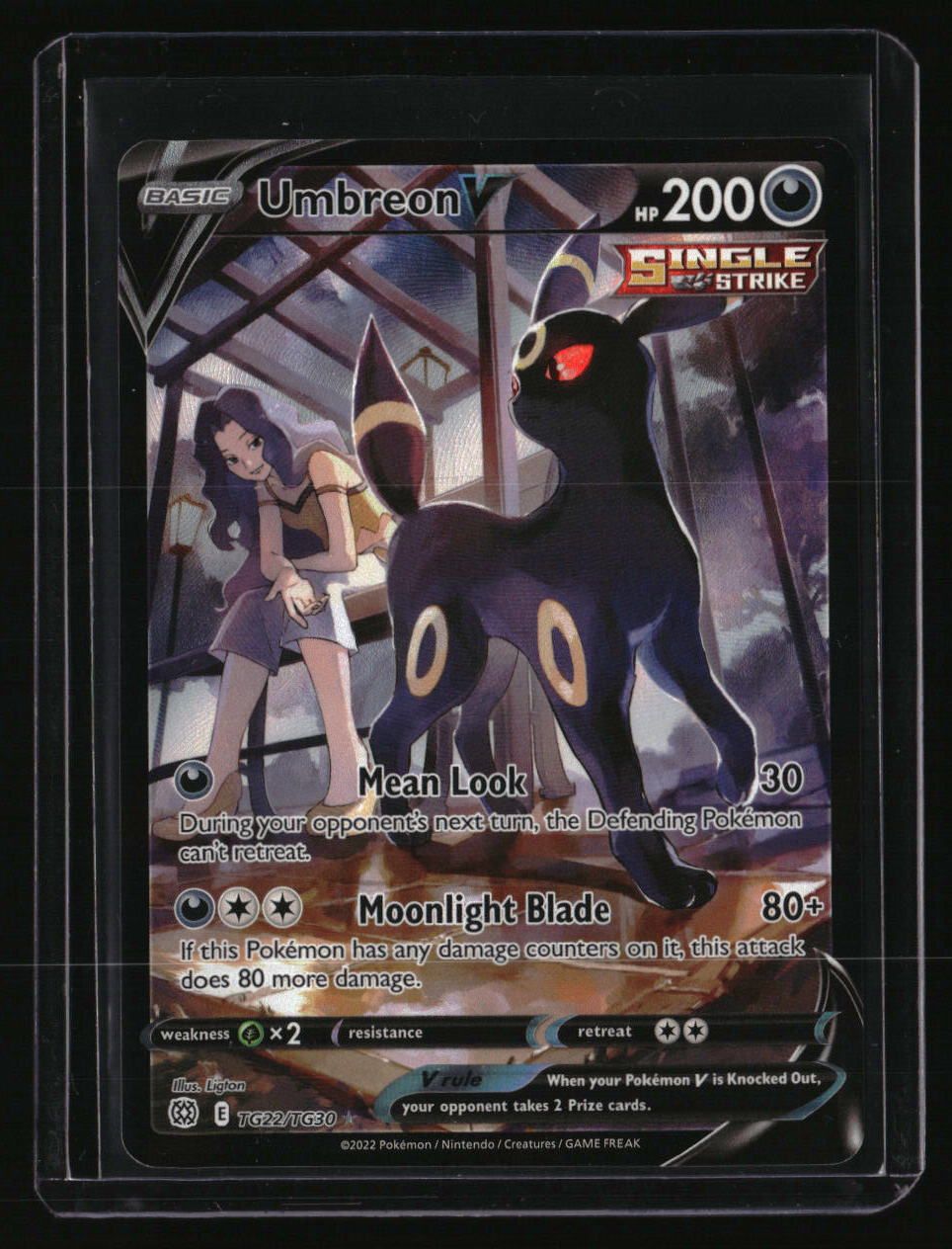 SWSH09: Brilliant Stars Trainer Gallery Umbreon V LP 10002148