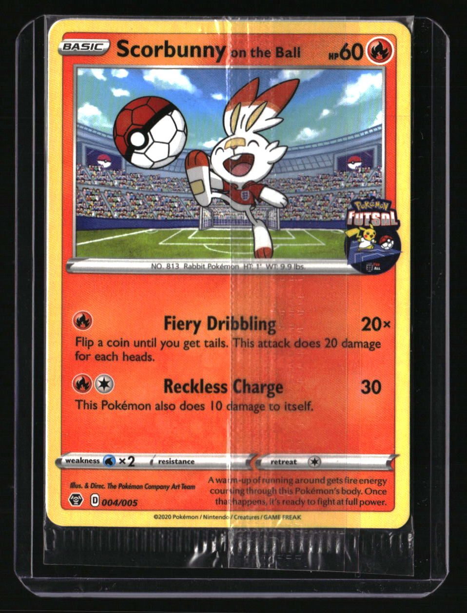 Miscellaneous Cards &amp; Products Scorbunny on the Ball (Pokemon Futsal) Sealed