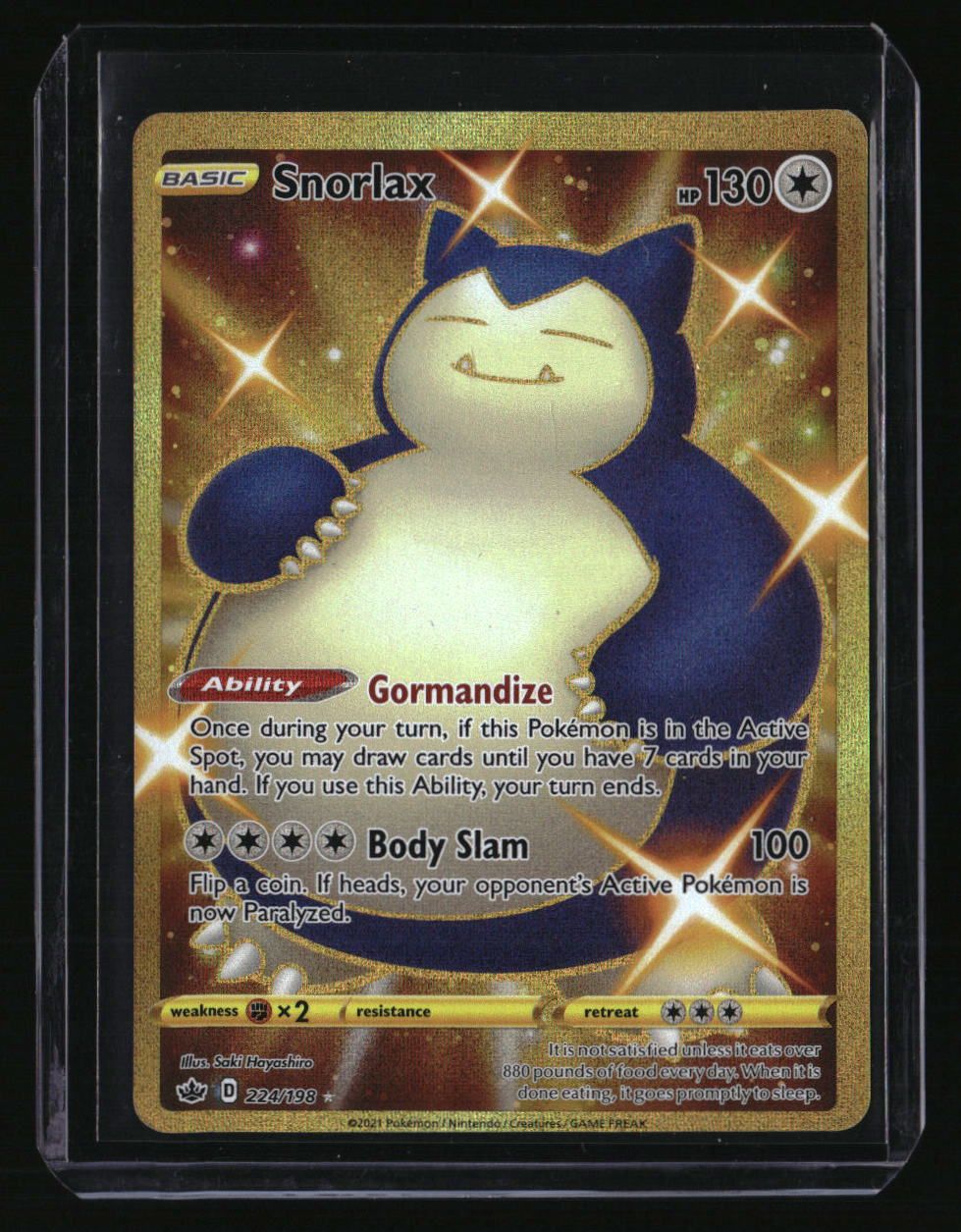 SWSH06: Chilling Reign Snorlax (Secret) 10002163