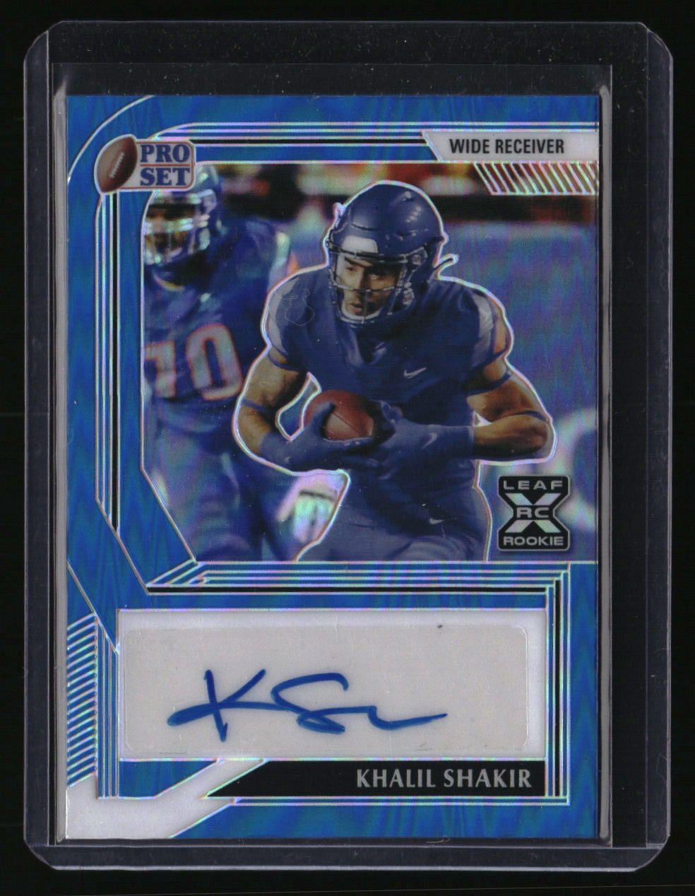 2022 Pro Set Metal Khalil Shakir Prismatic Blue #/35