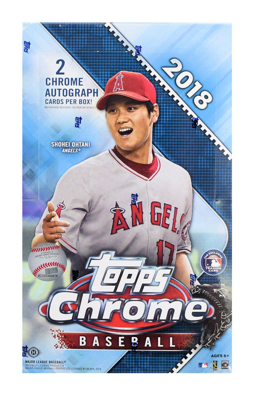 2018 Topps Chrome Baseball Hobby Box