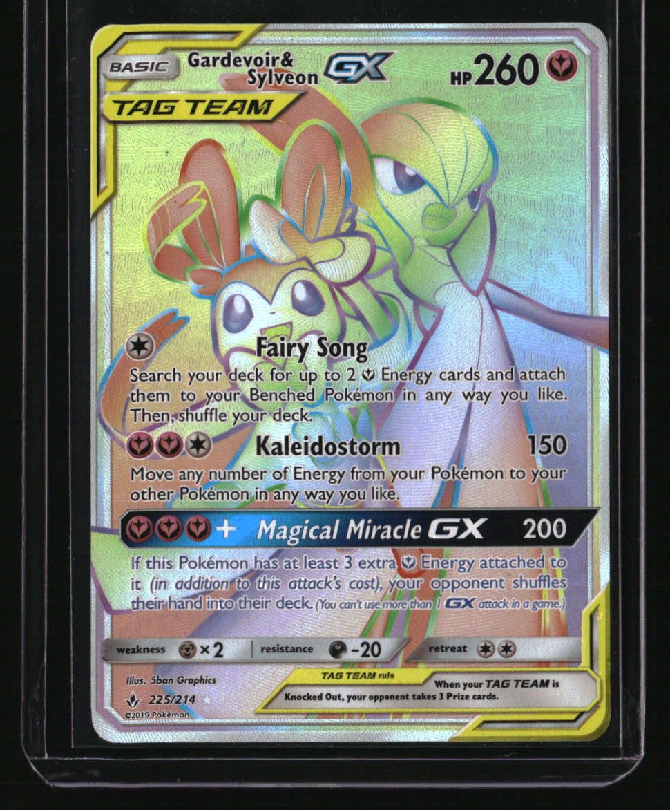 SM - Unbroken Bonds Gardevoir &amp; Sylveon GX (Secret) LP