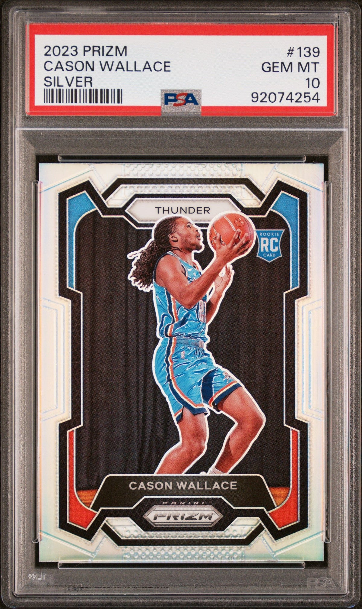 2023 Panini Prizm #139 Cason Wallace Silver Prizm PSA 10