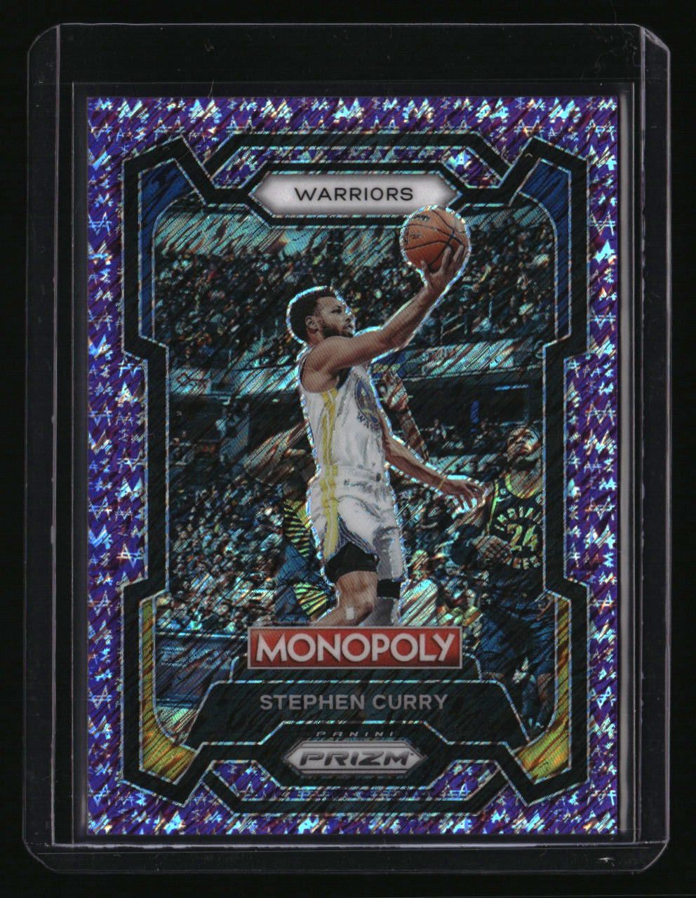 2023-24 Panini Prizm Monopoly Stephen Curry Purple Millionaire Shimmer #/50