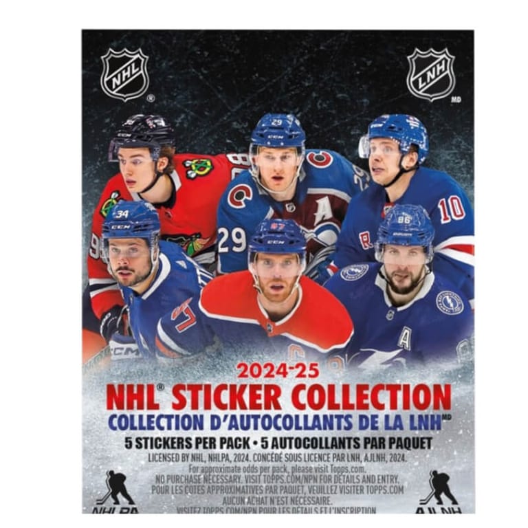 2024/25 Topps NHL Sticker Collection Hobby Box