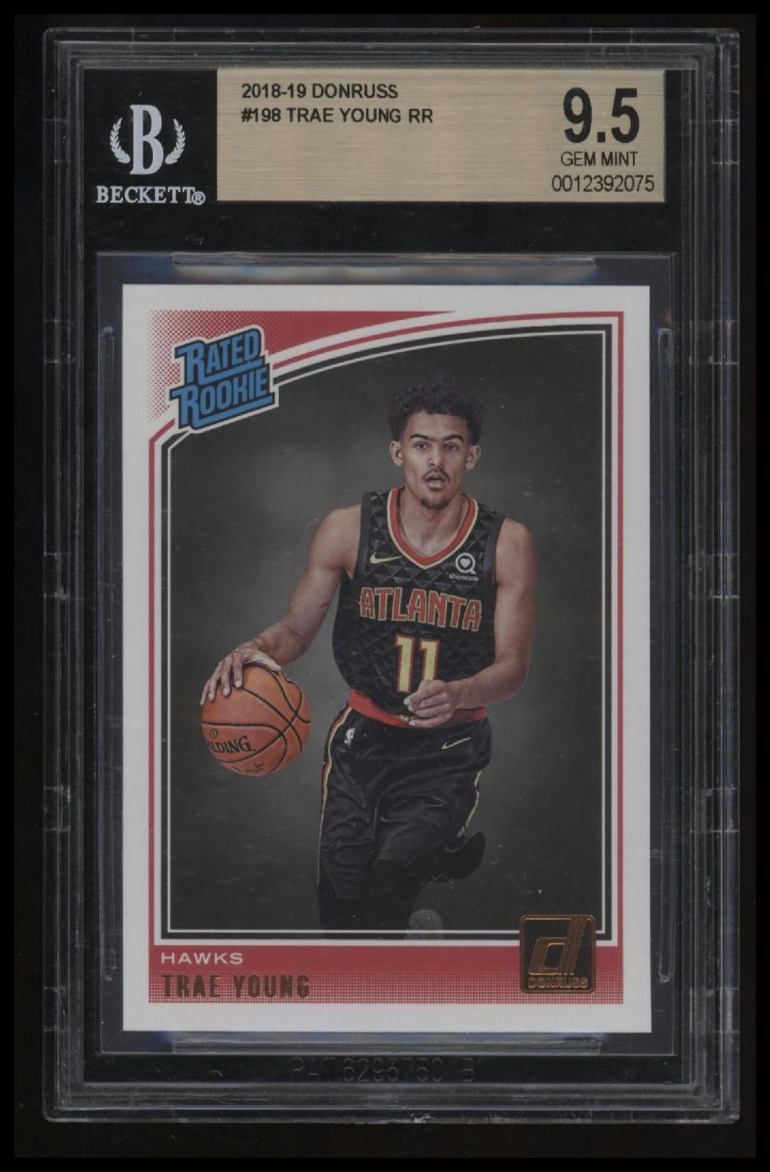 2018-19 Donruss Trae Young RR RC BGS 9.5