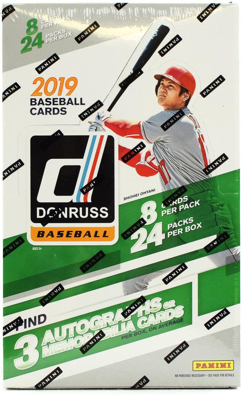 2019 Panini Donruss Baseball Hobby Box