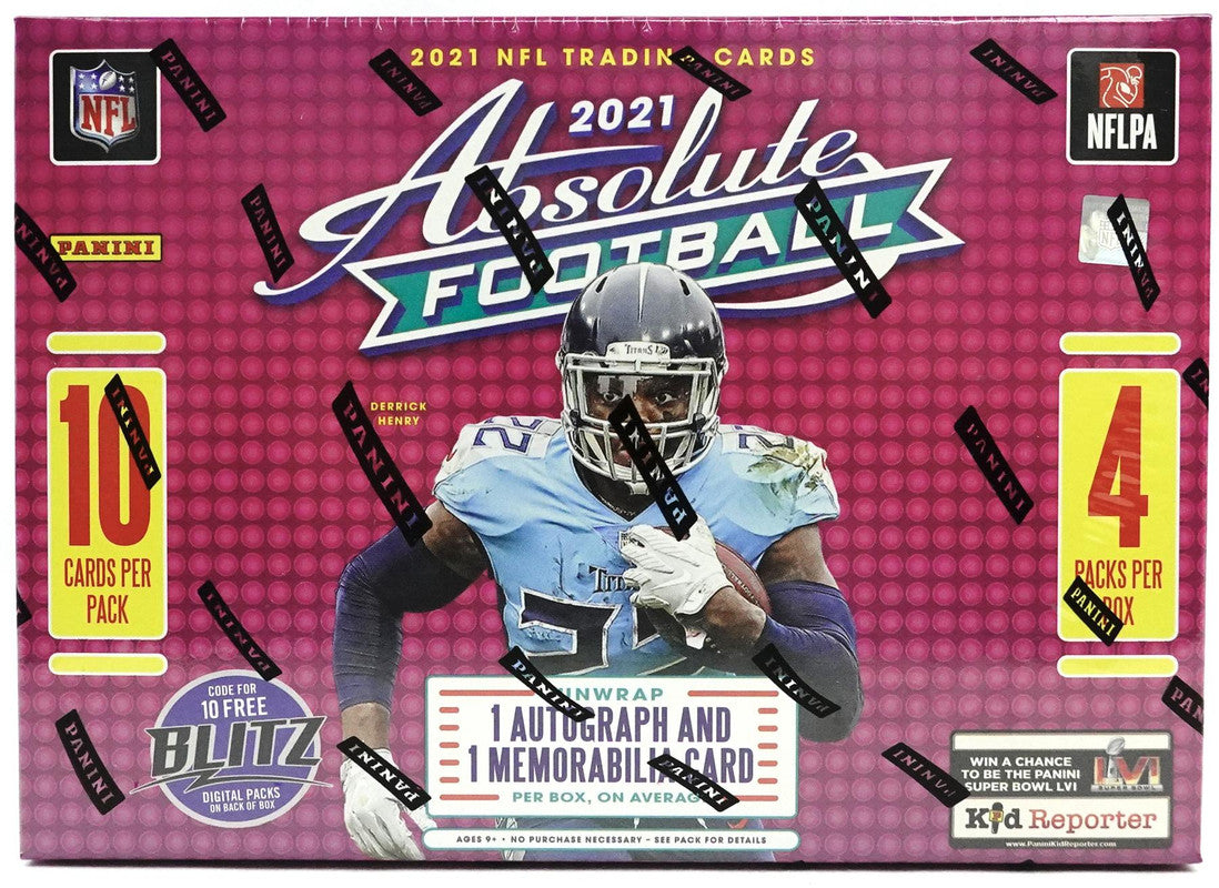 2021 Panini Absolute Football Mega Box (Red Parallels!) (KABOOM!)