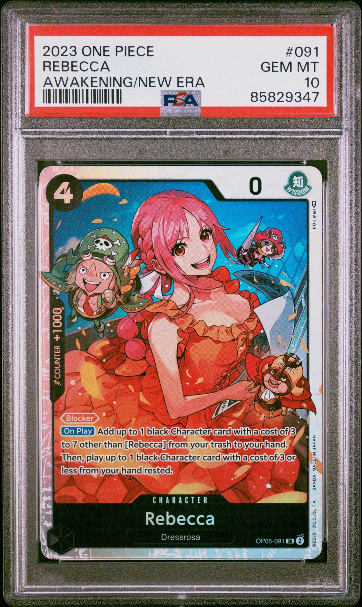 2023 One Piece Awakening Of The New Era Rebecca PSA 10