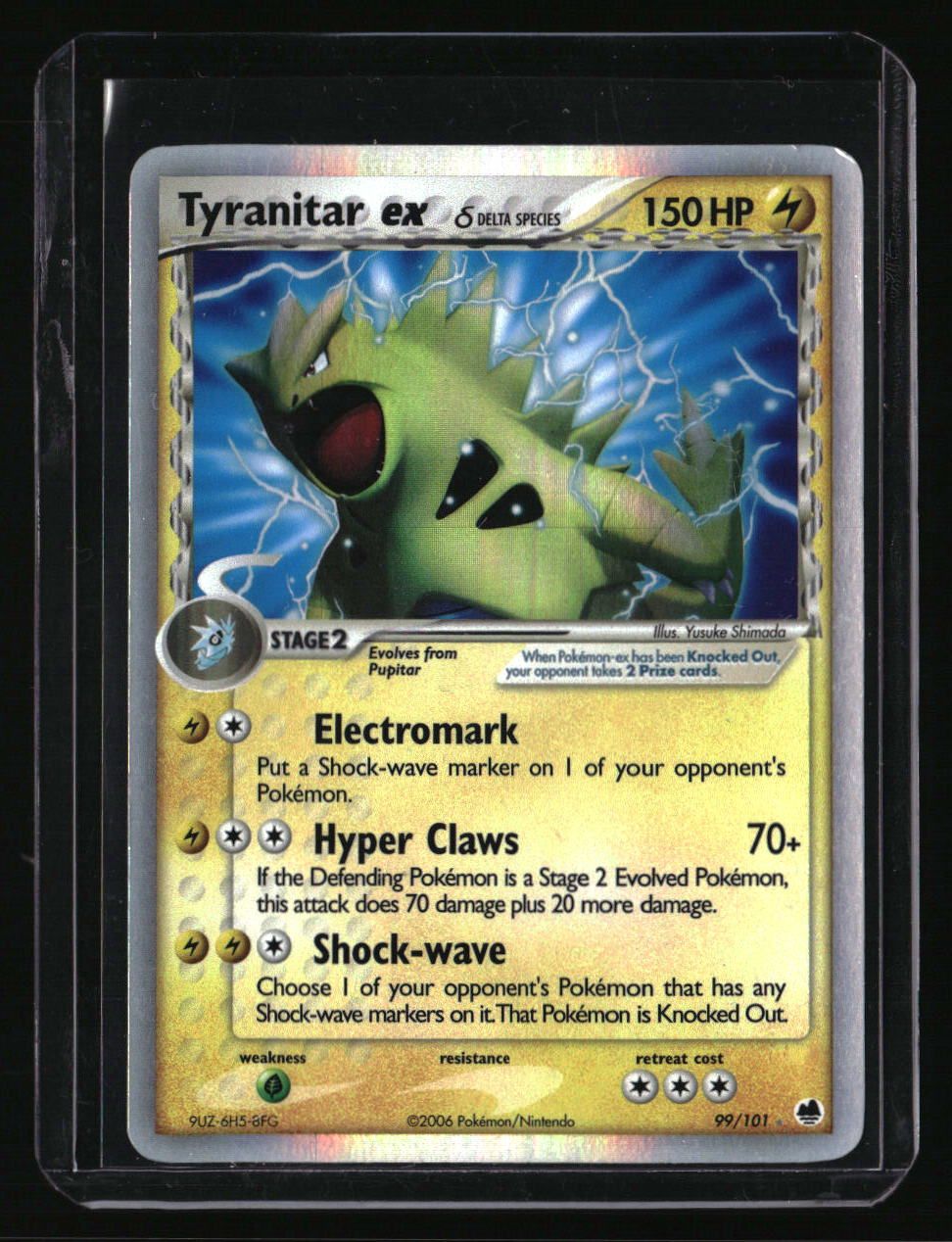 Dragon Frontiers Tyranitar ex (Delta Species)