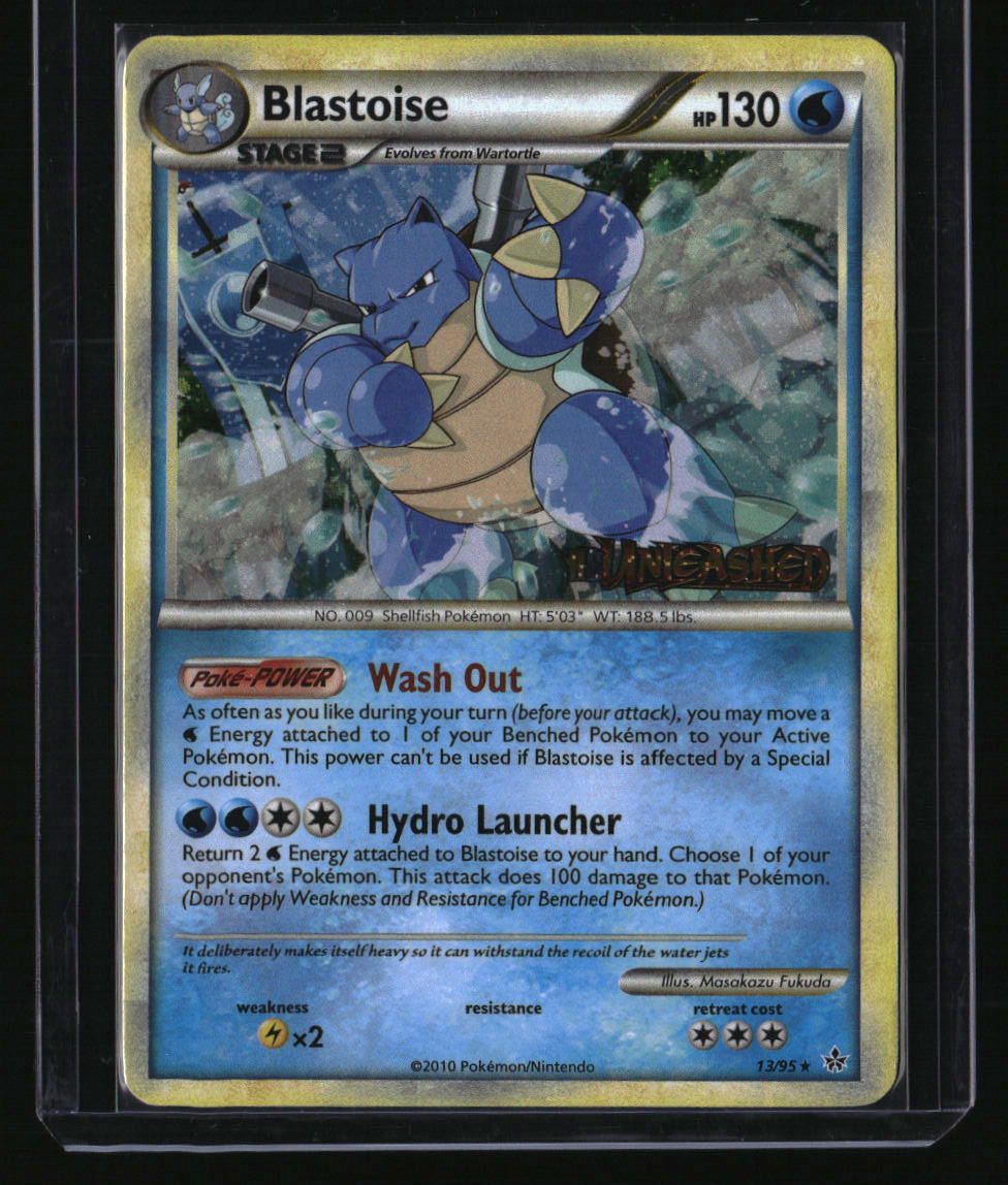 Unleashed Blastoise Reverse Holo