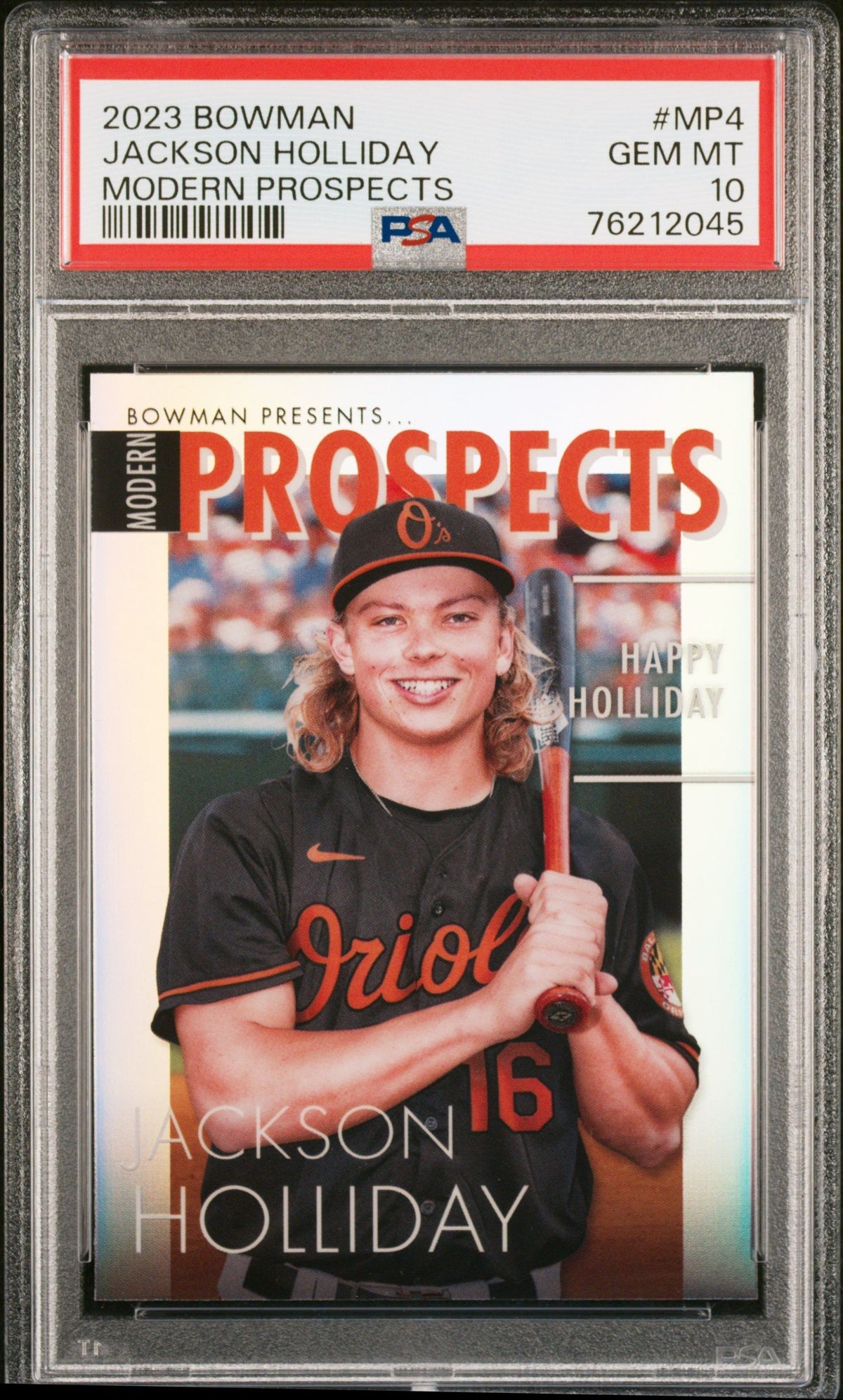 2023 Bowman Modern Prospects Jackson Holliday Modern Prospects PSA 10