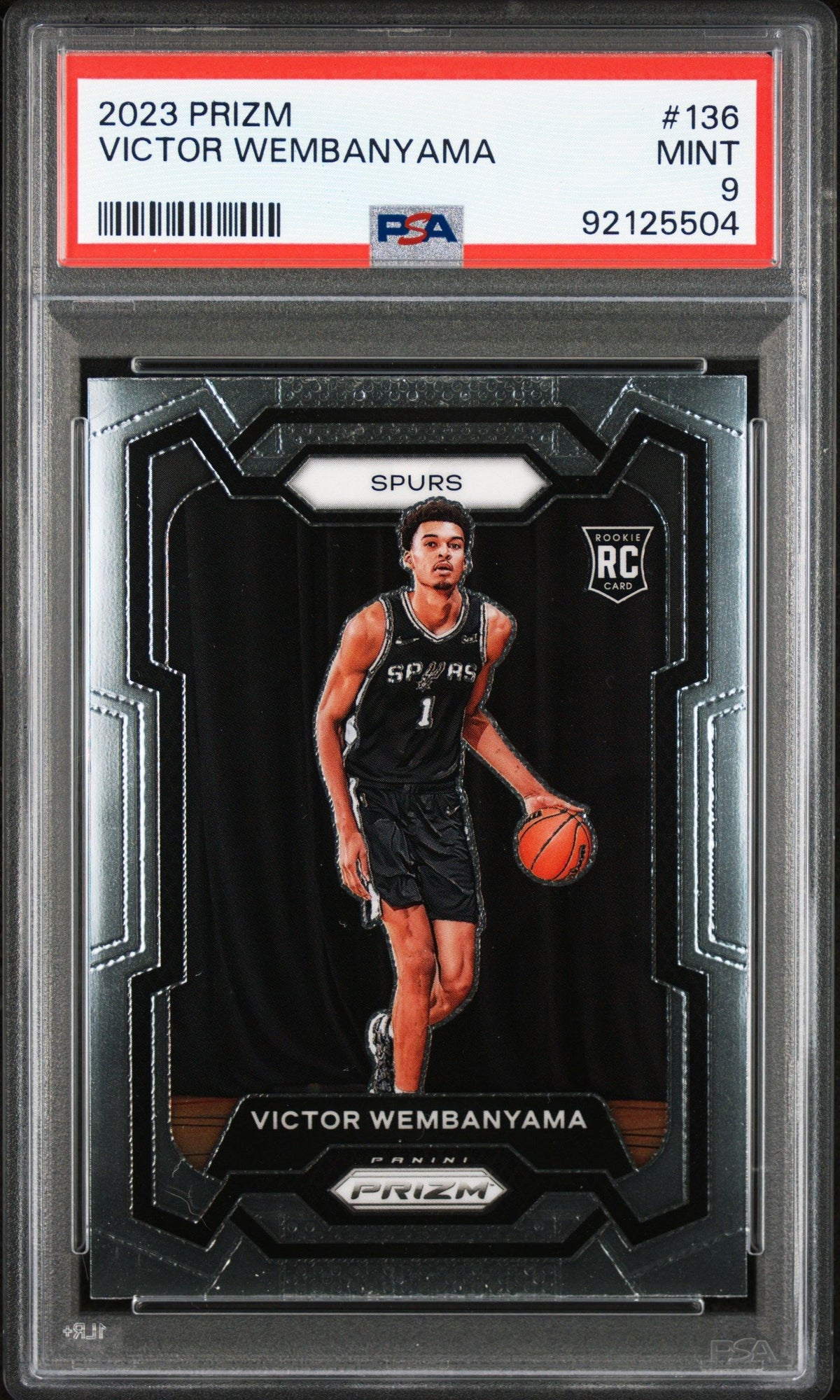 2023 Panini Prizm Victor Wembanyama PSA 9