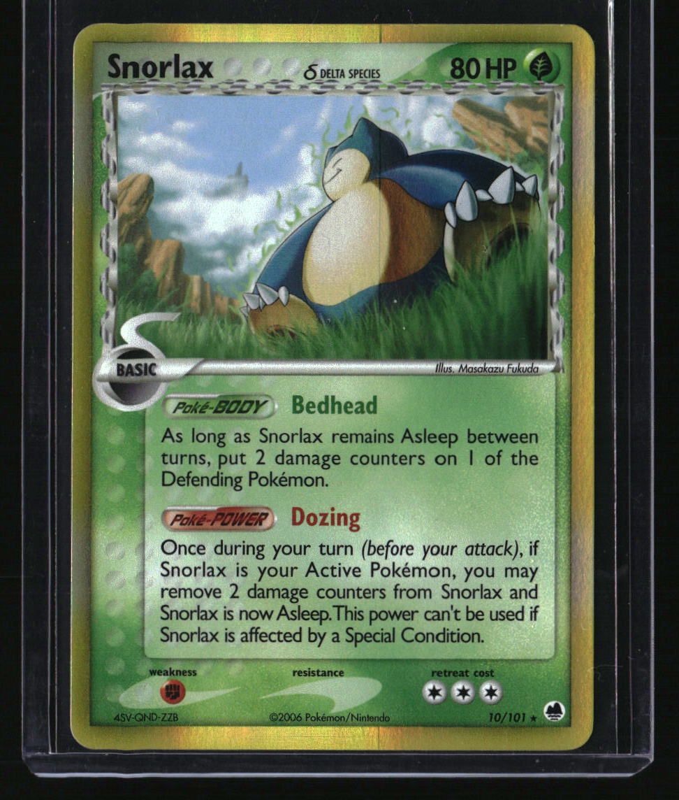 Dragon Frontiers Snorlax (Delta Species) Holo LP